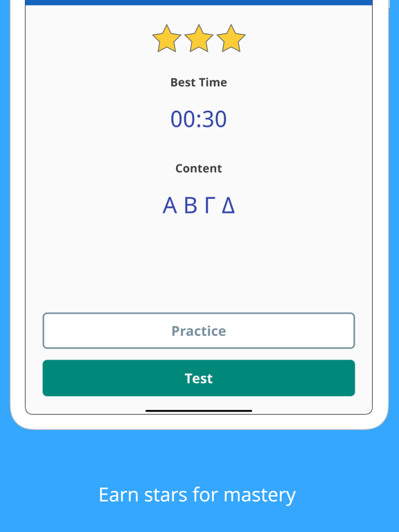 Write It! Greek iPad screenshot 4 - Education app
