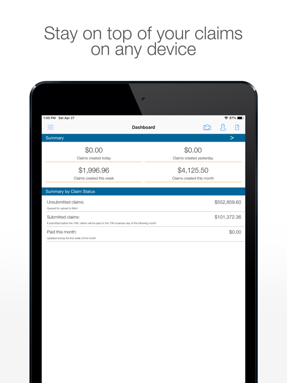 MDBilling.ca - OHIP Billing iPad screenshot 5 - Medical app