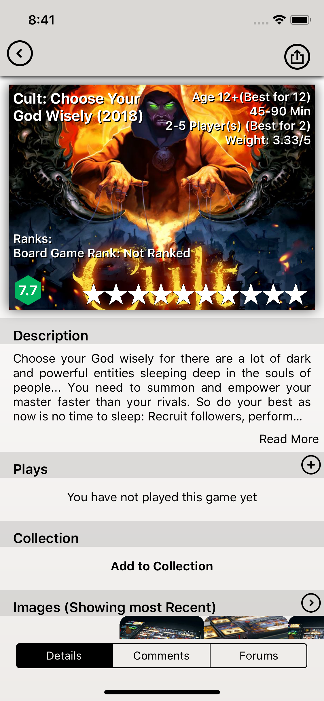 BGG BoardGames Information screenshot 4