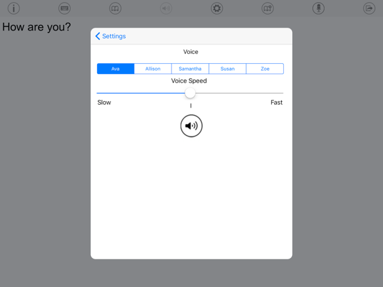 HandySpeech iPad app afbeelding 4