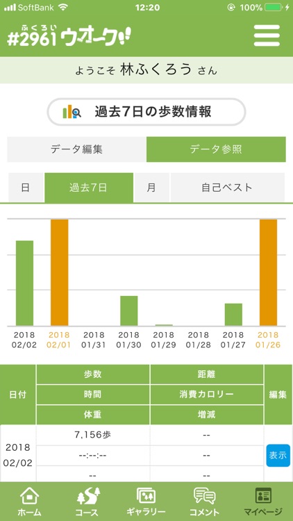 #2961ウオーク！！ スマホでカンタン！健康管理