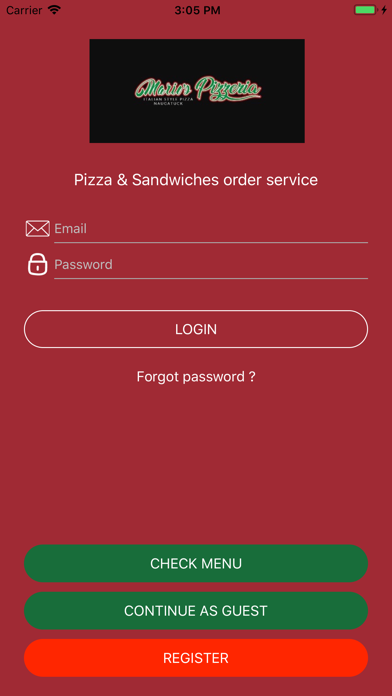 How to cancel & delete Marios - Pizza from iphone & ipad 1