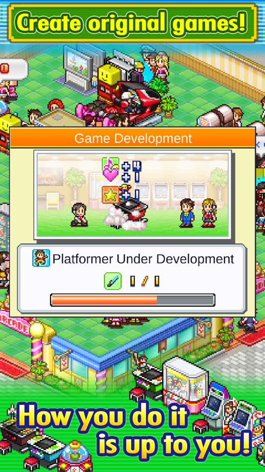 #3. Pocket Arcade Story (iOS) โดย: Kairosoft Co.,Ltd
