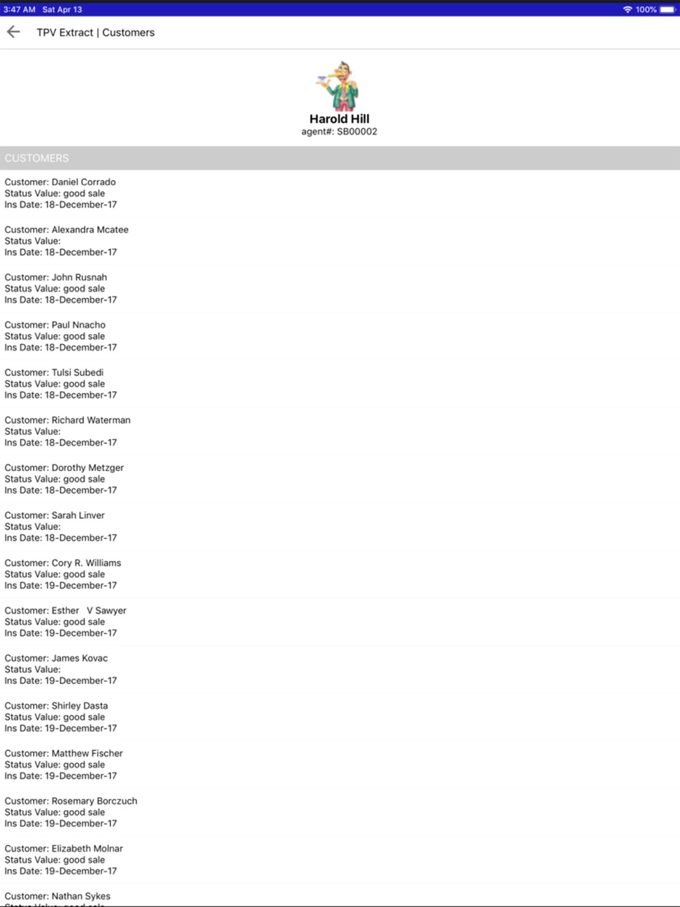 iPad screenshot