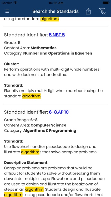 CA Standards