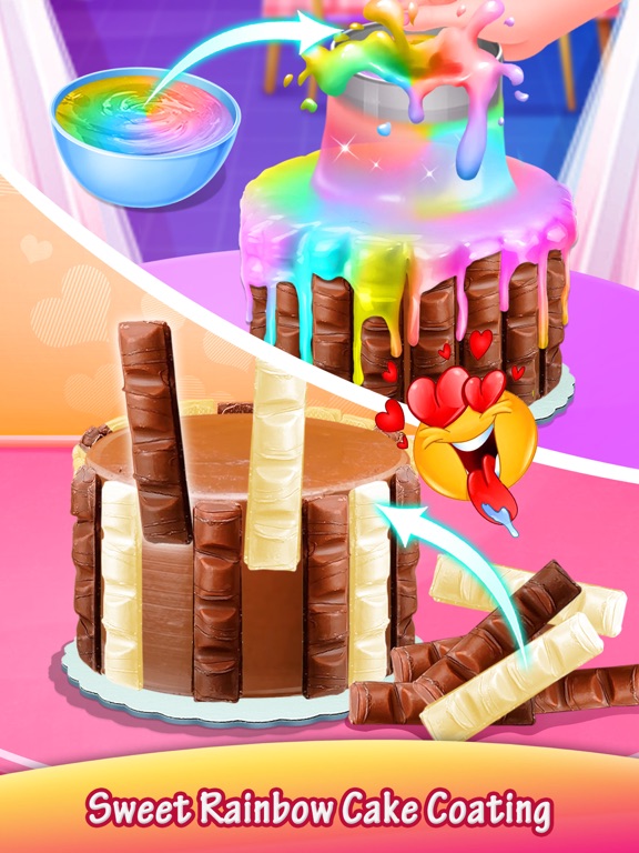 Screenshot #6 pour Chocolate Rainbow Cake