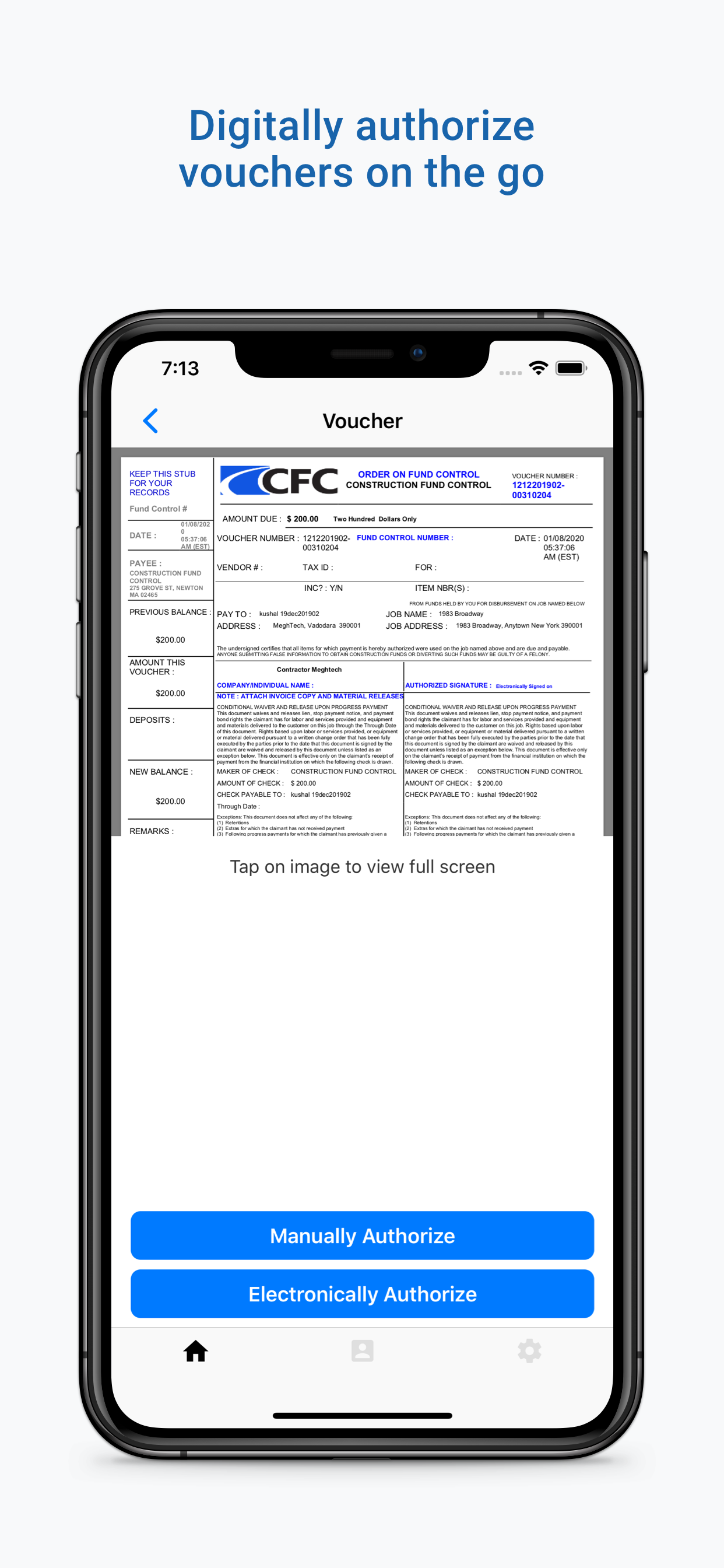 CFC mobile app