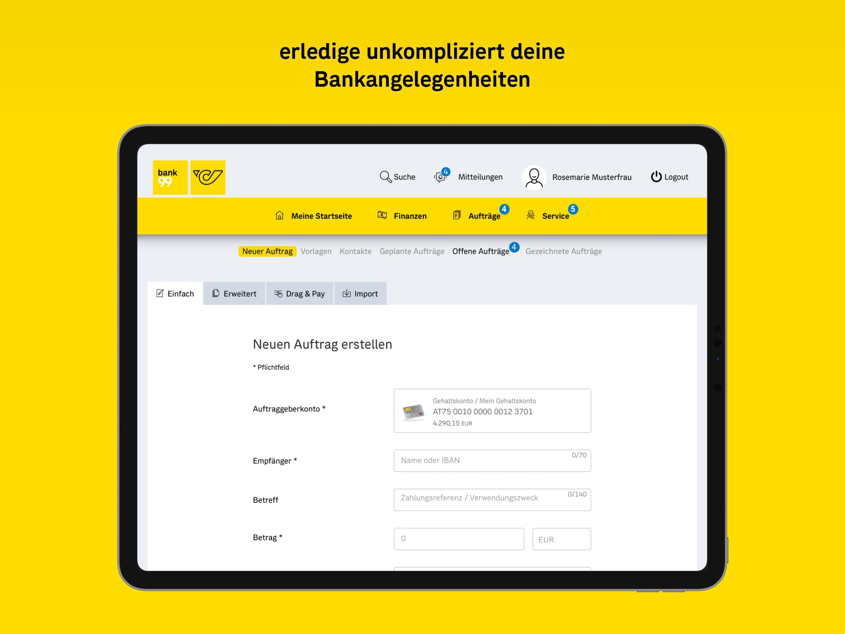 meine99 | Online Banking