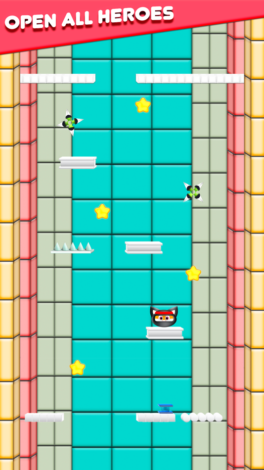 #5. Cool Ninja Game Fun Jumping (iOS) 由: Eugene Mikhalevskiy