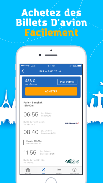 Screenshot #1 pour Voyage. Vol, Hôtel et Guide