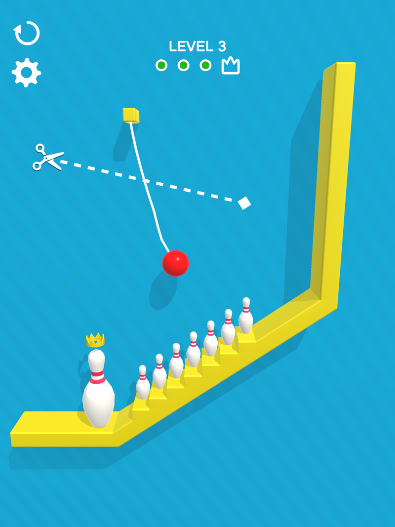 Rope Bowling official gameplay screenshot 1
