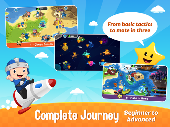 ChessWorld - Chess for Kids iPad app afbeelding 6