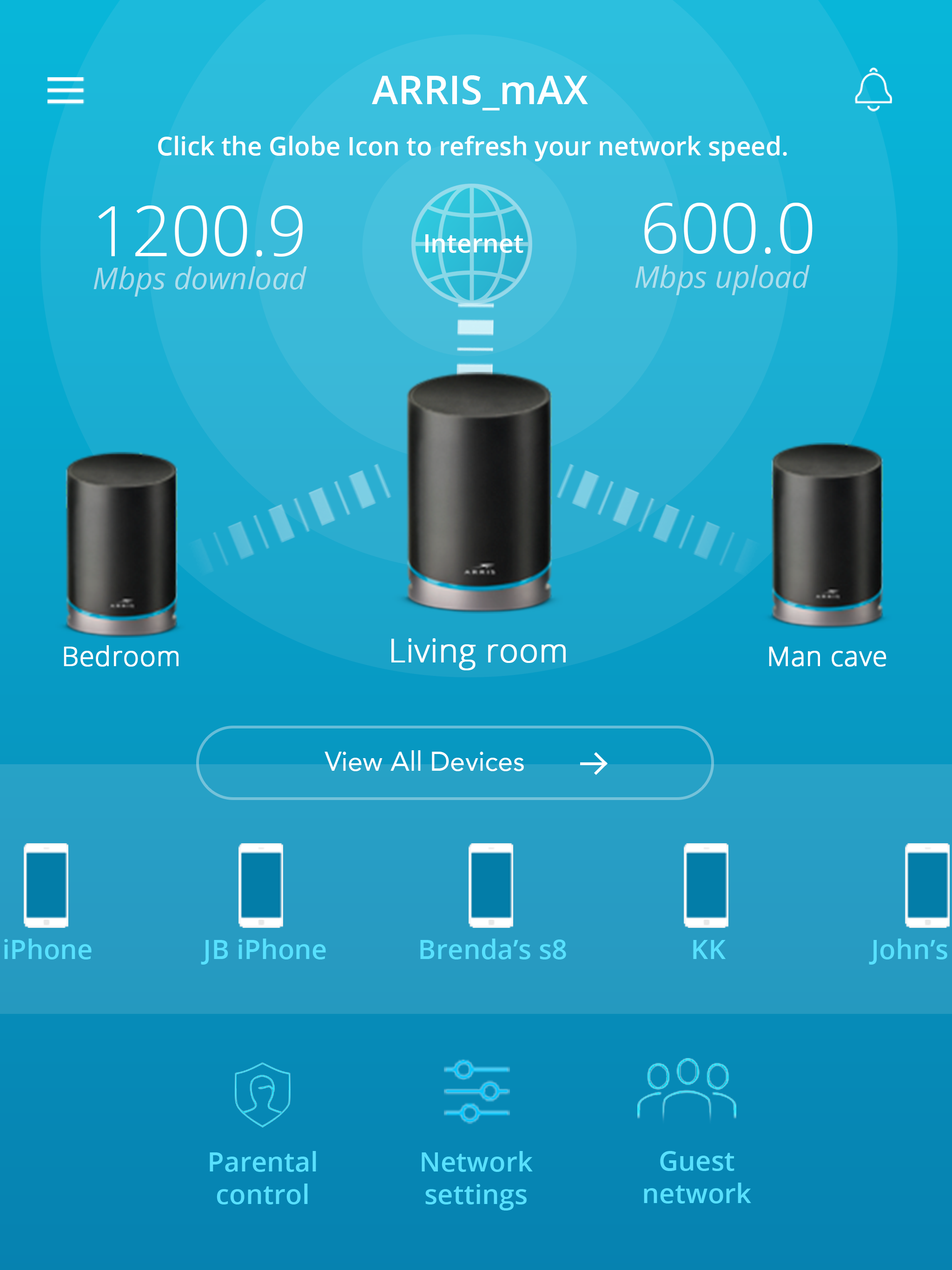 ARRIS SURFboard mAX™ Manager