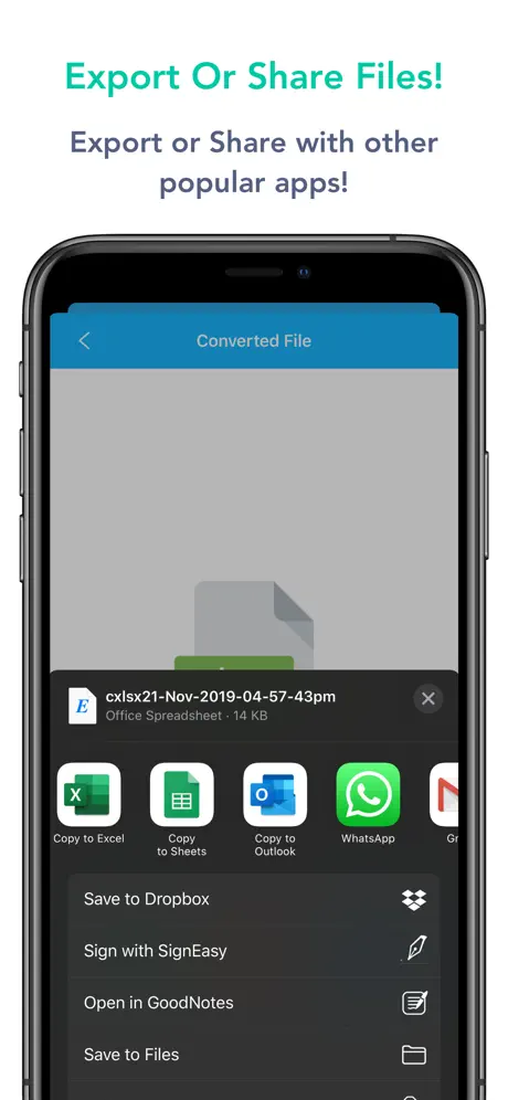 Contacts to Excel , PDF , CSV