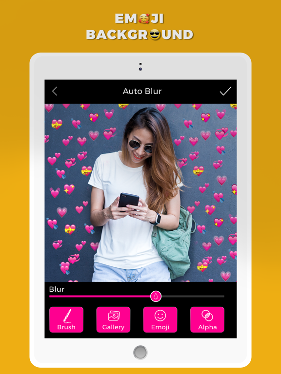 Screenshot #5 pour Emoji Background Photo Maker