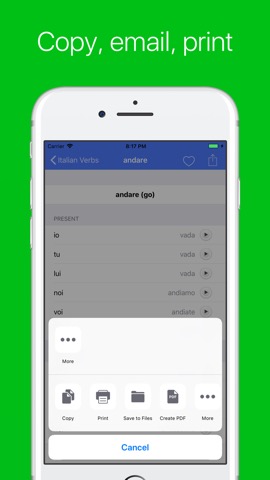 Italian Verb Conjugatorのおすすめ画像3