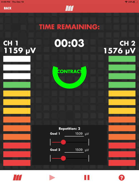mTrigger™ Biofeedback iPad screenshot 5 - Health & Fitness app