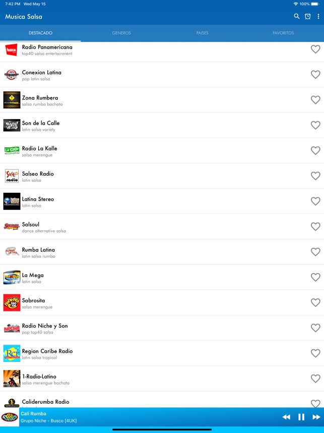 Musica Salsa dans l'App Store