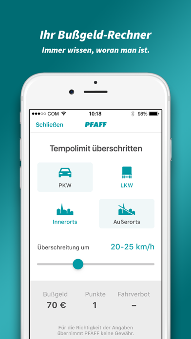 Screenshot #2 pour PFAFF Unfall-Helfer