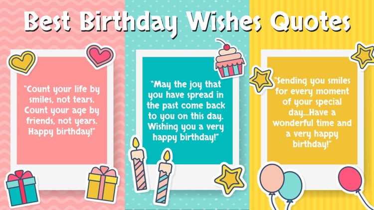 Birthday Wishes - Cards, Frame