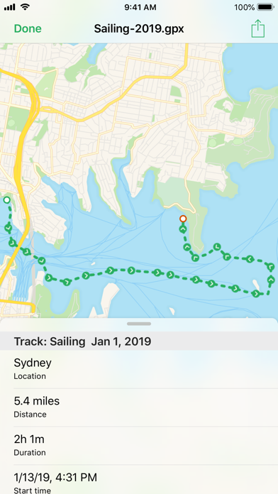 Screenshot #1 pour GPX Track Viewer