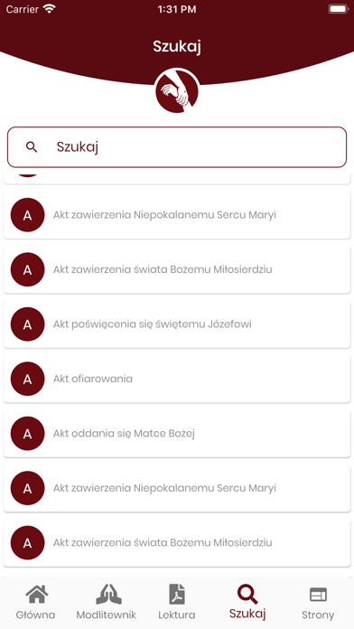 App screenshot