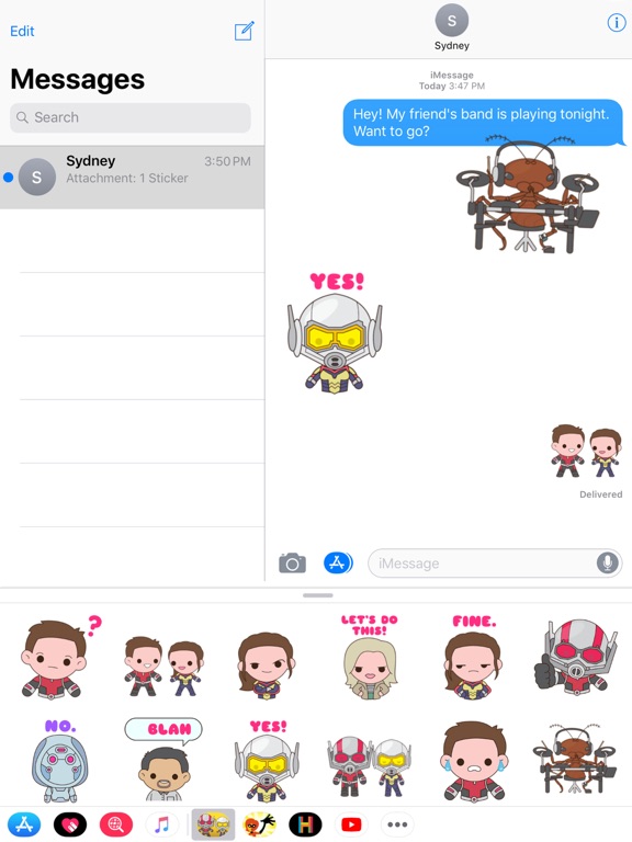 Ant-Man and The Wasp Stickersのおすすめ画像3