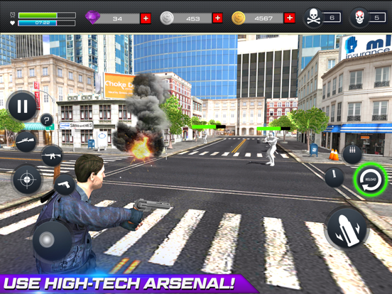 Screenshot #4 pour Aliens Invasion Combat Shoot