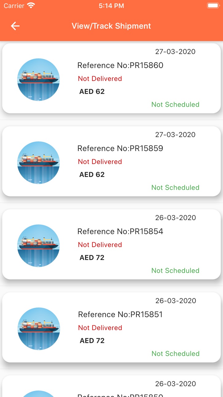 iPhone screenshot
