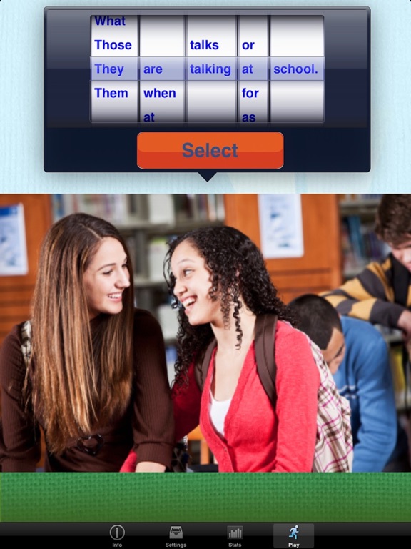 SentenceBuilder™ for iPad iPad screenshot 4 - Education app