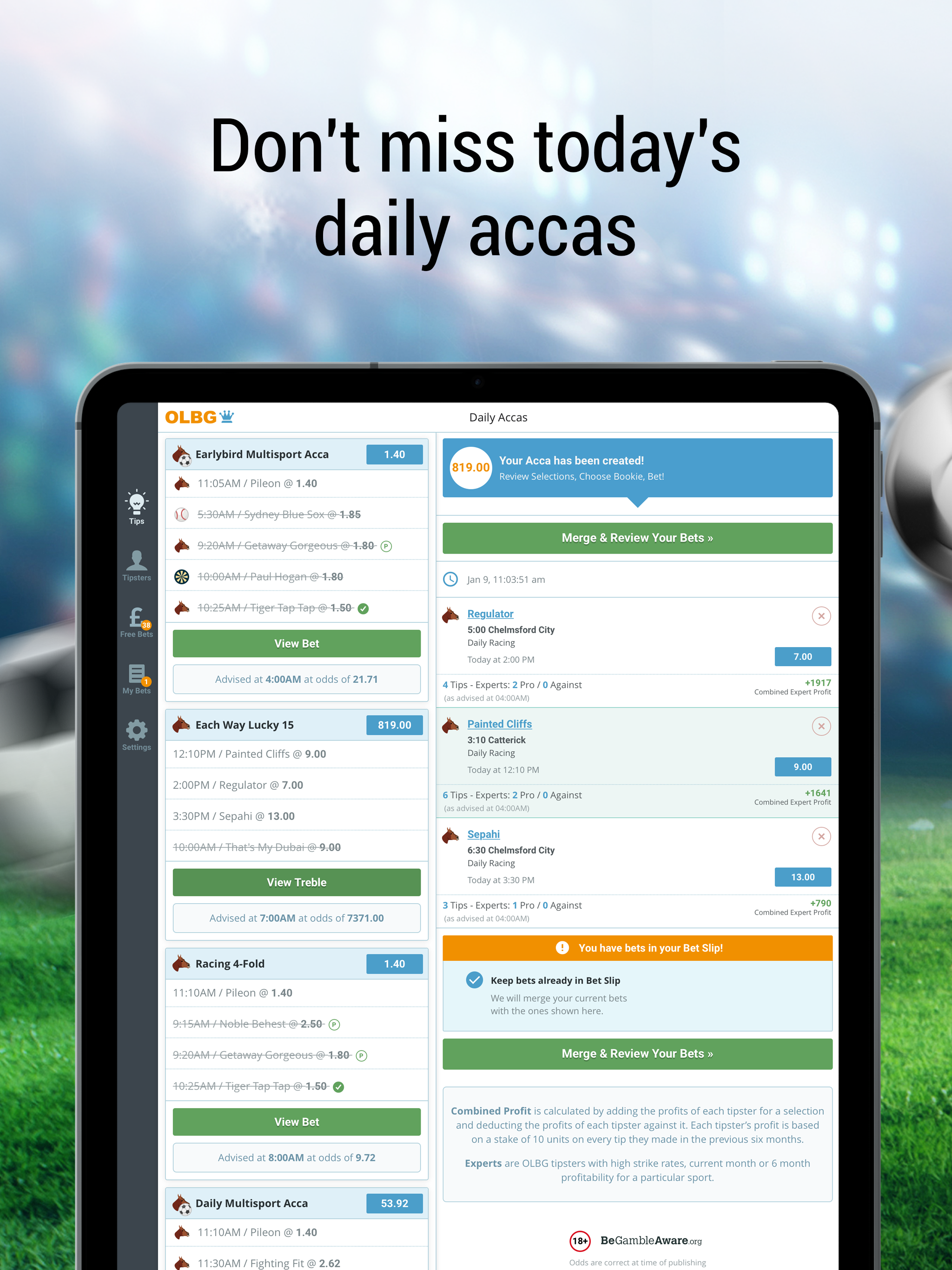Sports Betting Tips by OLBG