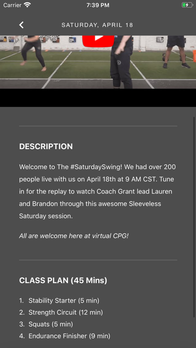 Kettlebell Swing iPhone screenshot 5 - Health & Fitness app