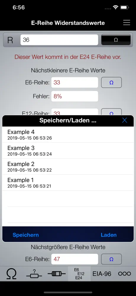 Widerstands-ToolKit, Farbcodes