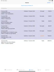 gestion micro-entrepreneur iPad Captures Décran 2