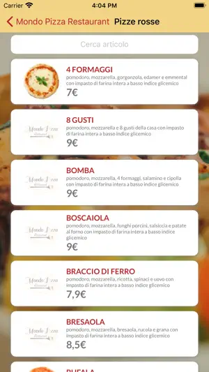 Mondo Pizza Restaurant screenshot 2