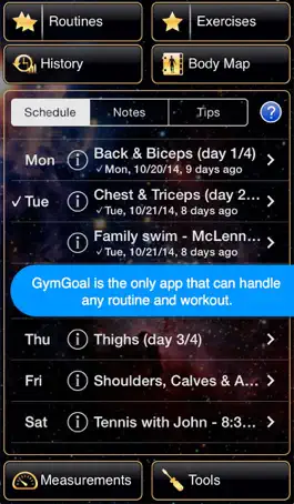 Game screenshot GymGoal apk