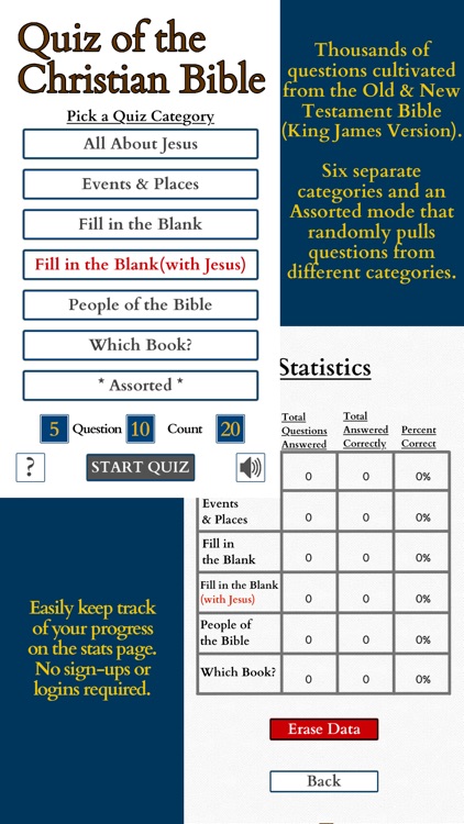 Quiz of the Christian Bible