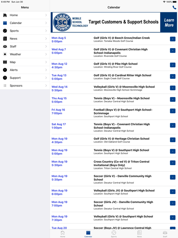 Screenshot #6 pour Decatur Central HS Athletics