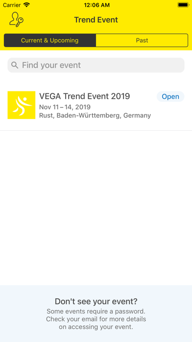 How to cancel & delete VEGA Trend Event from iphone & ipad 1
