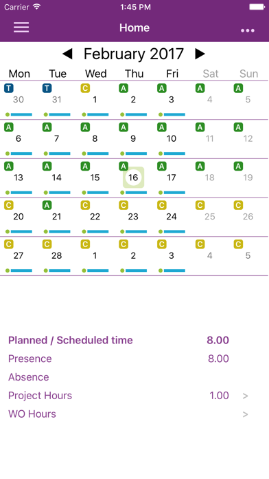 Screenshot #1 pour IFS Time Tracker 9