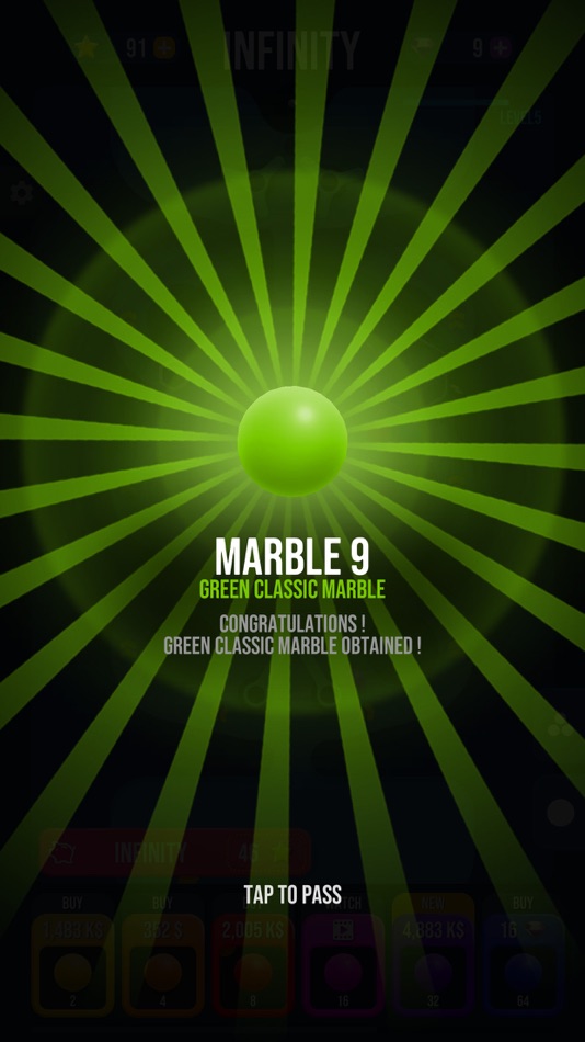 #3. Idle Marble Run (iOS) Podle: Kilosaurus