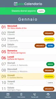 ecocalendario silvi marina iphone screenshot 1