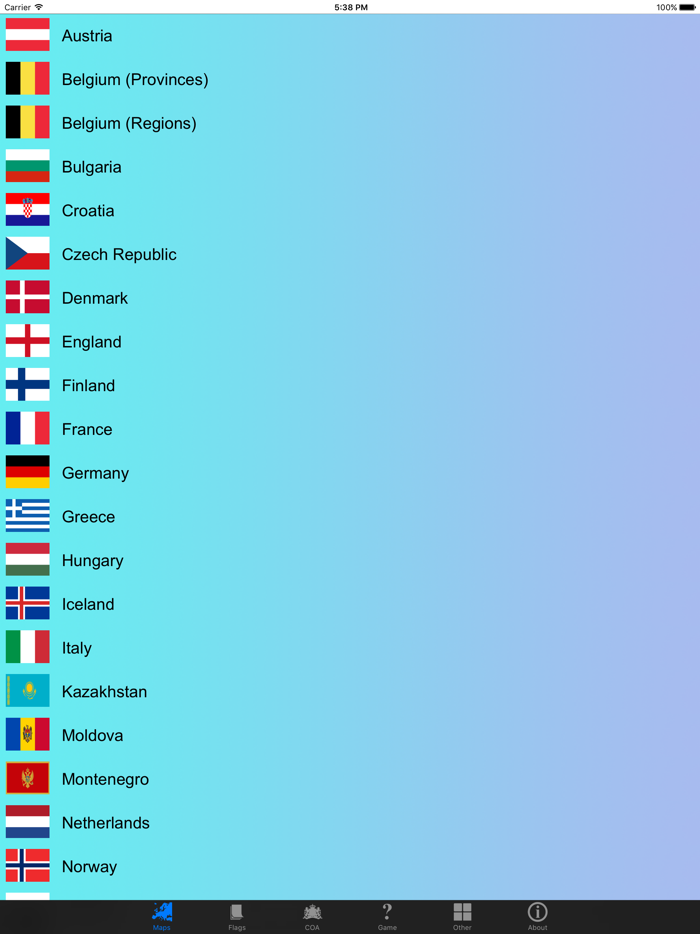 Europe Country Province Maps
