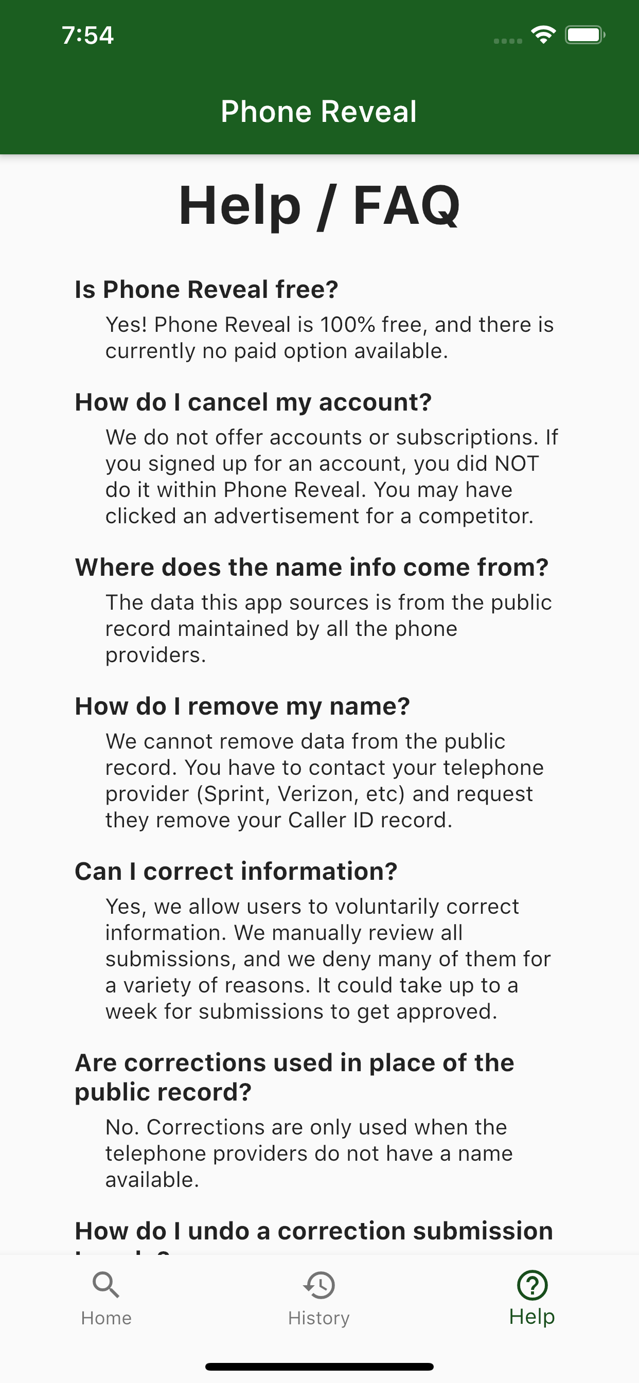 Phone Reveal