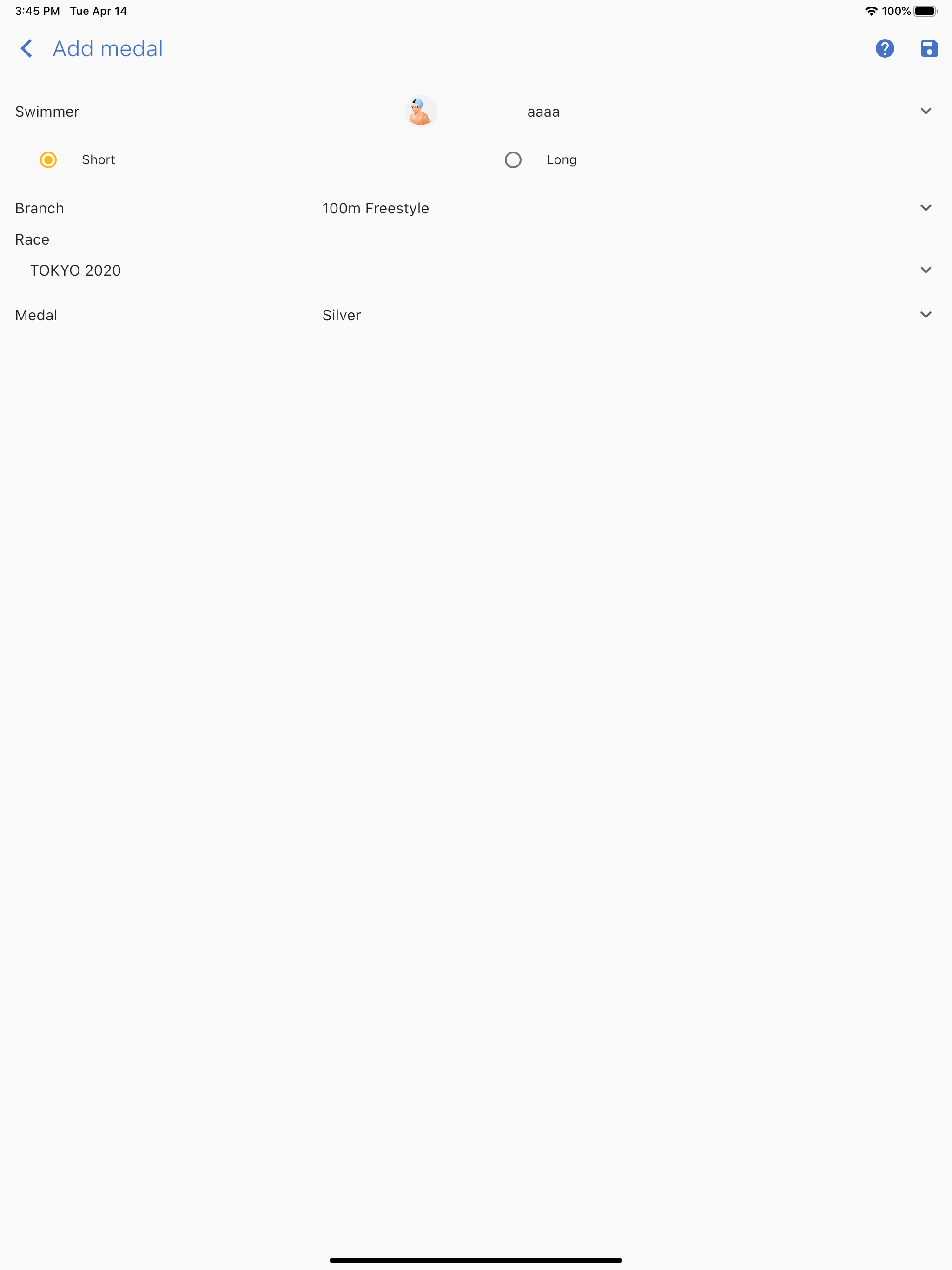 SwimmerApp screenshot 10