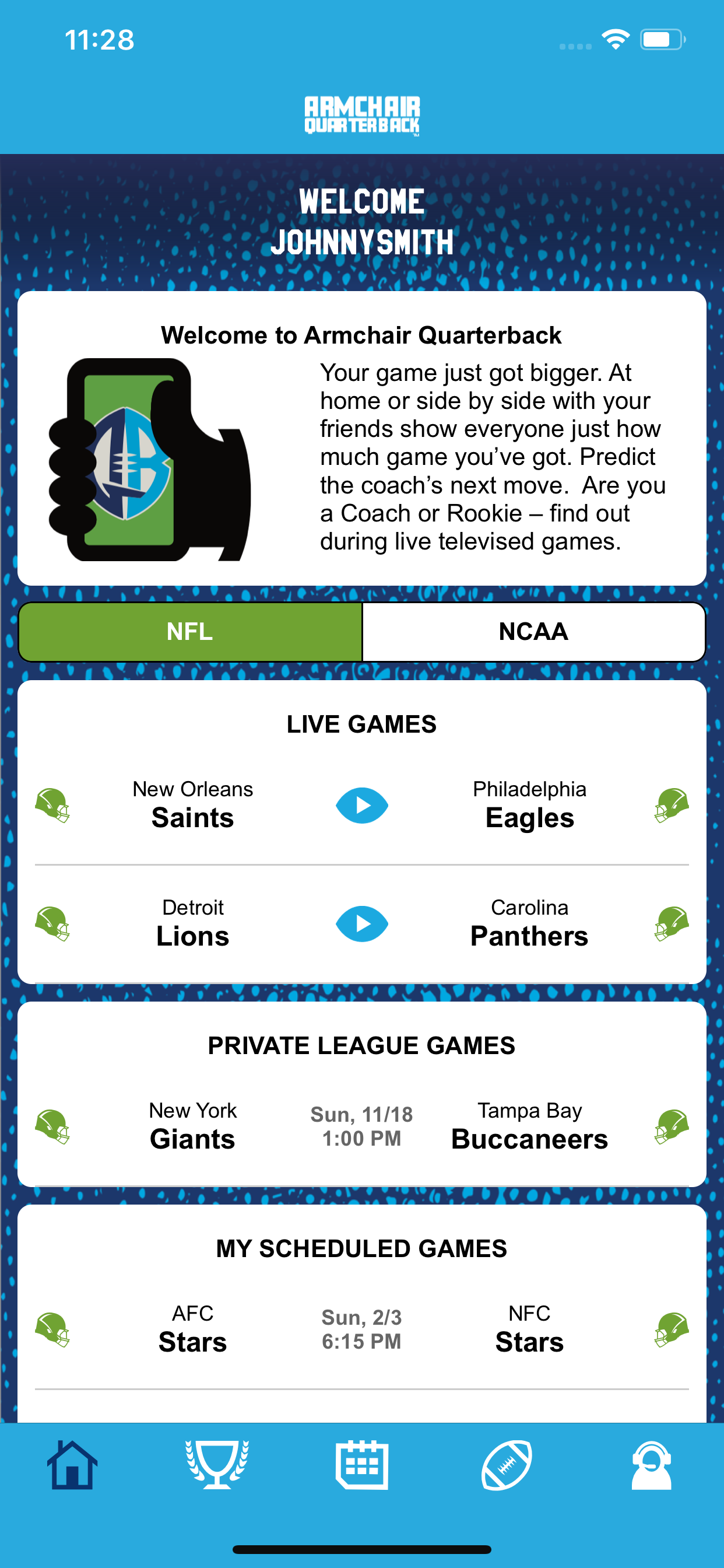 ARMCHAIR QUARTERBACK™ screenshot 2