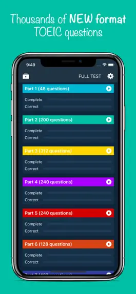 Game screenshot New Practice for TOEIC® Test mod apk