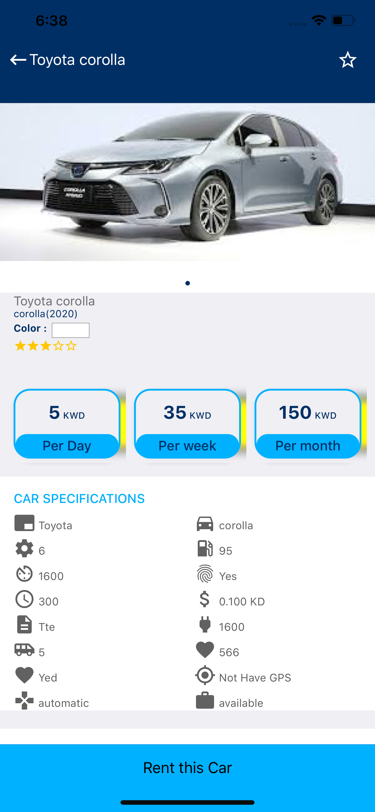 CarRent KW