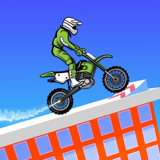 Sky bike icon