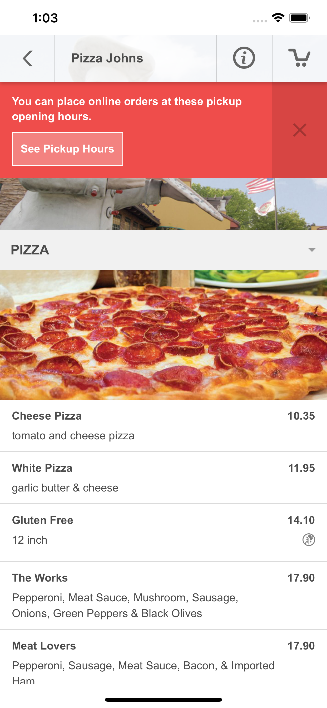 Pizza Johns screenshot 3